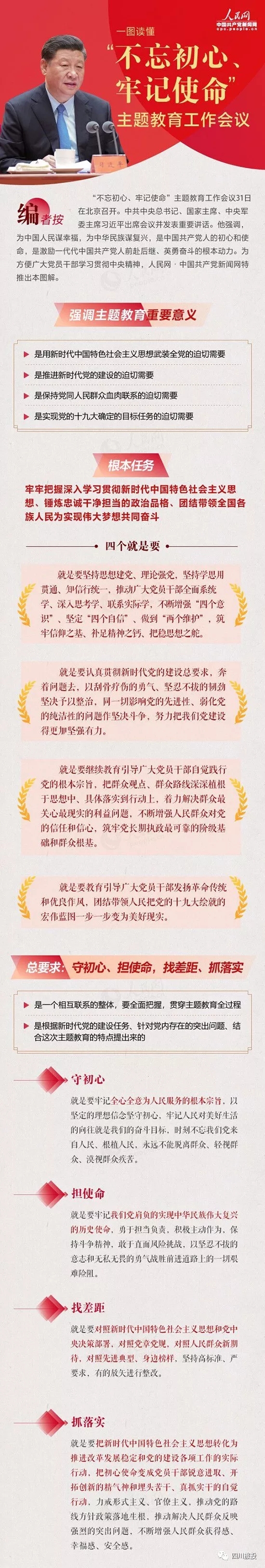 不忘初心、牢记使命| 一图读懂“不忘初心、牢记使命”主题教育工作会议