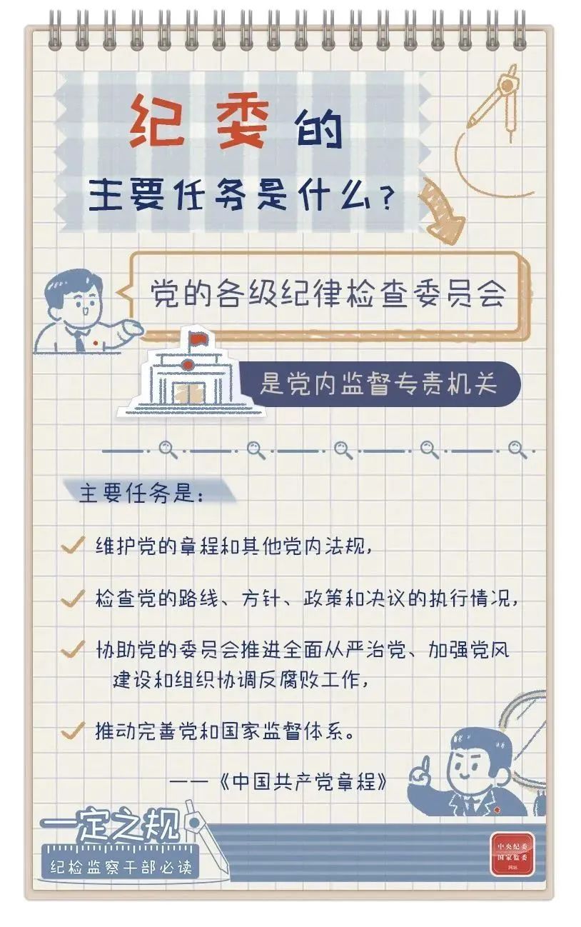 一定之规：纪委的主要任务是什么？